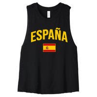 EspañA Flag Of Spain Classic Spain Women's Racerback Cropped Tank