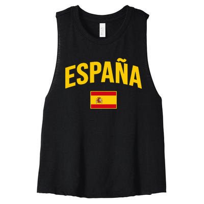 EspañA Flag Of Spain Classic Spain Women's Racerback Cropped Tank