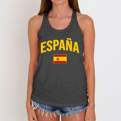 EspañA Flag Of Spain Classic Spain Women's Knotted Racerback Tank