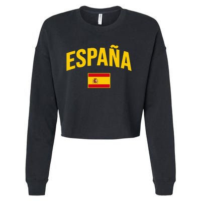 EspañA Flag Of Spain Classic Spain Cropped Pullover Crew