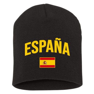 EspañA Flag Of Spain Classic Spain Short Acrylic Beanie