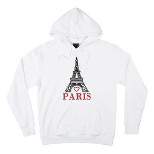 Embroidered France Paris Eiffel Tower Embroidery Hoodie