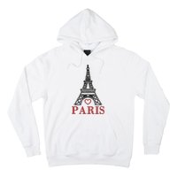 Embroidered France Paris Eiffel Tower Embroidery Hoodie