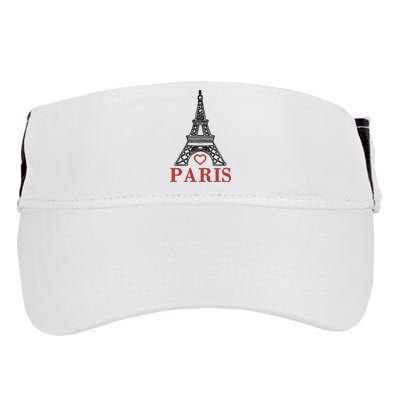 Embroidered France Paris Eiffel Tower Embroidery Adult Drive Performance Visor