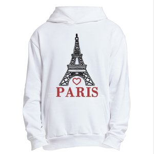 Embroidered France Paris Eiffel Tower Embroidery Urban Pullover Hoodie