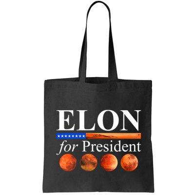 Elon For President USA Mars Flag Bag
