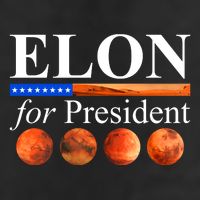 Elon For President USA Mars Flag Hat