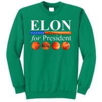 Elon For President USA Mars Flag Sweatshirt