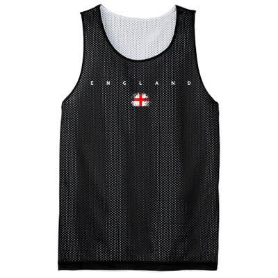 England Flag Pride Vintage Retro Soccer English Football Mesh Reversible Basketball Jersey Tank