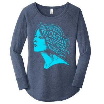 Empowered  Feminism Rights Feminist Gift Women's Perfect Tri Tunic Long Sleeve Shirt