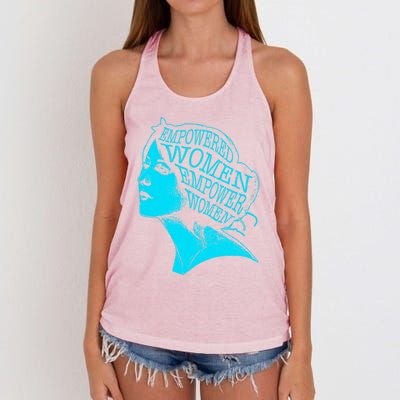 Empowered  Feminism Rights Feminist Gift Women's Knotted Racerback Tank