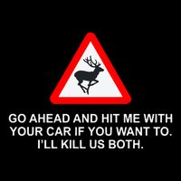Espresso Future Roadkill Go Ahead And Hit Me With Your Car If You Want To ILl K T-Shirt
