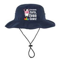 Everybody Farts, Rainbow Farting Cow, Adults Funny Fart Legacy Cool Fit Booney Bucket Hat