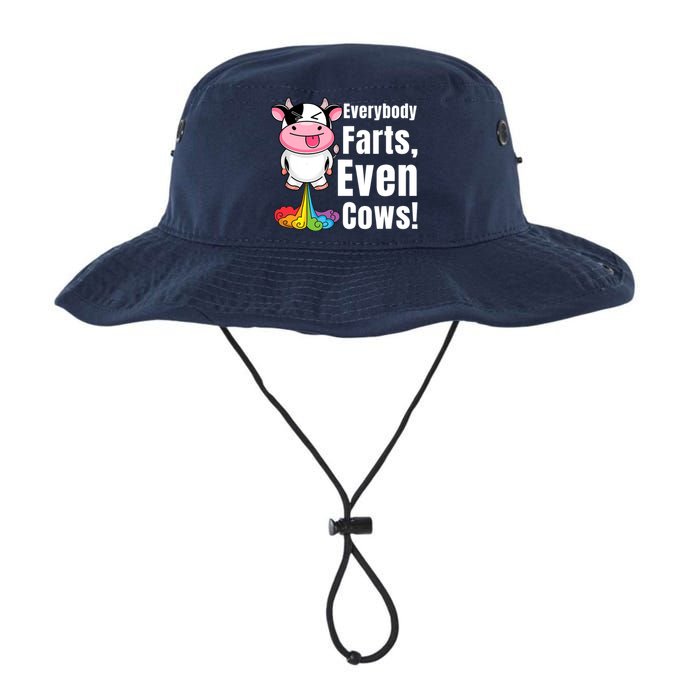 Everybody Farts, Rainbow Farting Cow, Adults Funny Fart Legacy Cool Fit Booney Bucket Hat