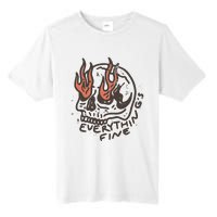 Everythings Fine Rock N Roll Vintage Rebel Moto Edgy Grunge Tall Fusion ChromaSoft Performance T-Shirt