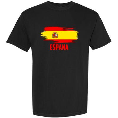 Espana Flag Spain Soccer Spain Futbol Club Support Garment-Dyed Heavyweight T-Shirt