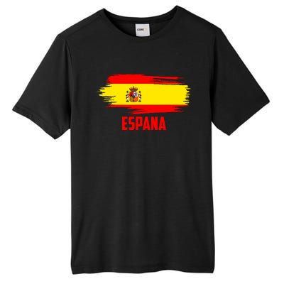 Espana Flag Spain Soccer Spain Futbol Club Support Tall Fusion ChromaSoft Performance T-Shirt