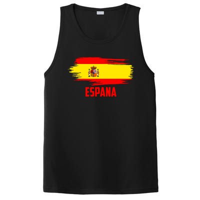 Espana Flag Spain Soccer Spain Futbol Club Support PosiCharge Competitor Tank