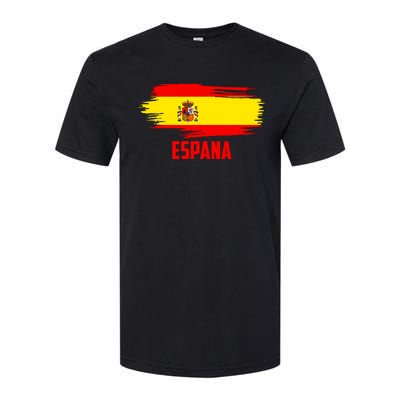 Espana Flag Spain Soccer Spain Futbol Club Support Softstyle CVC T-Shirt