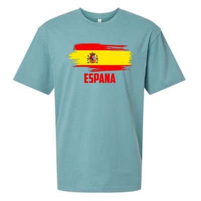 Espana Flag Spain Soccer Spain Futbol Club Support Sueded Cloud Jersey T-Shirt