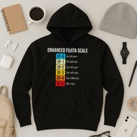Enhanced Fujita Scale Meteorologist Meteorology Weather Hoodie