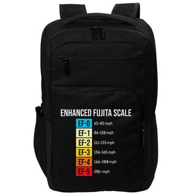 Enhanced Fujita Scale Meteorologist Meteorology Weather Impact Tech Backpack