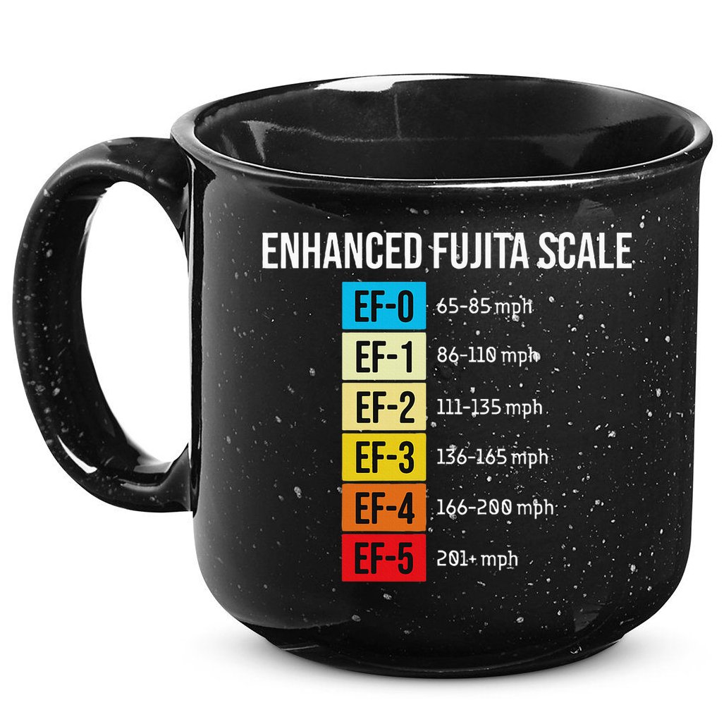 Enhanced Fujita Scale Meteorologist Meteorology Weather 15oz Campfire Ceramic Mug