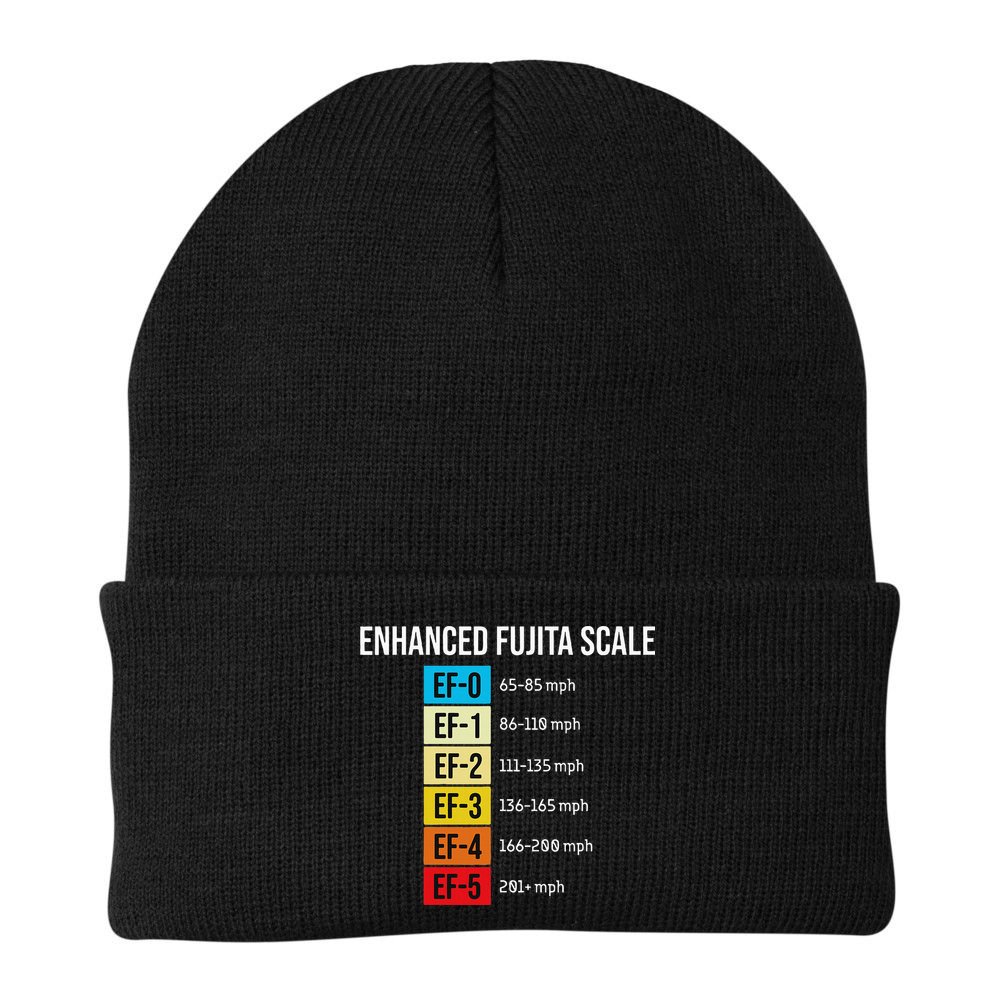 Enhanced Fujita Scale Meteorologist Meteorology Weather Beanie