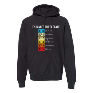 Enhanced Fujita Scale Meteorologist Meteorology Weather Premium Hoodie