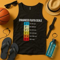 Enhanced Fujita Scale Meteorologist Meteorology Weather Tank Top