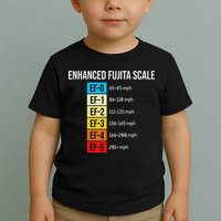 Enhanced Fujita Scale Meteorologist Meteorology Weather Toddler T-Shirt