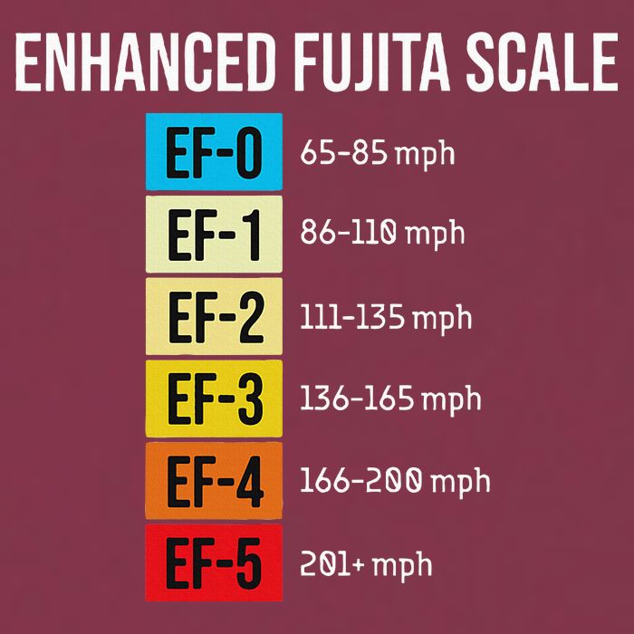 Enhanced Fujita Scale Meteorologist Meteorology Weather 16oz Travel Tumbler