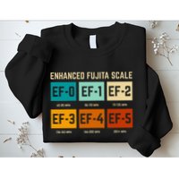 Enhanced Fujita Scale Tornado For Retro Storm Chaser Sweatshirt