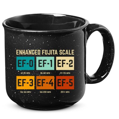 Enhanced Fujita Scale Tornado For Retro Storm Chaser 15oz Campfire Ceramic Mug