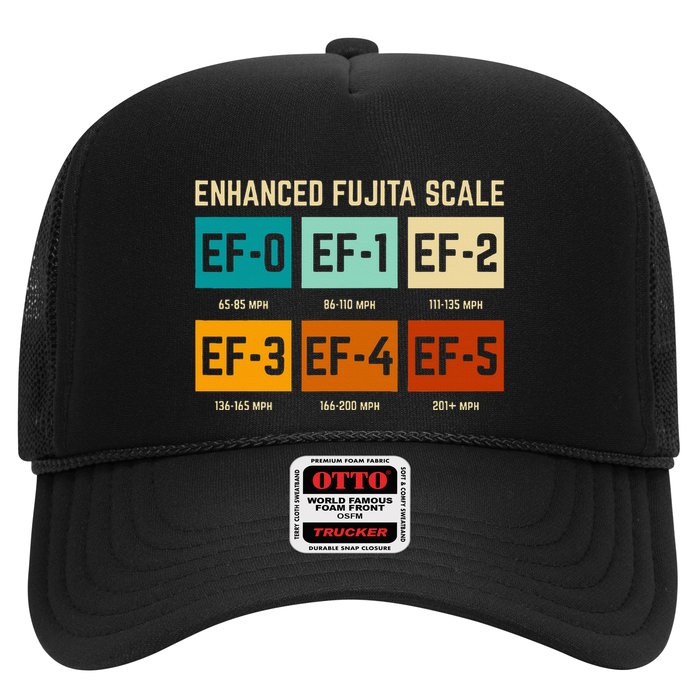 Enhanced Fujita Scale Tornado For Retro Storm Chaser Trucker Hat