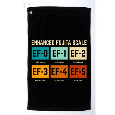 Enhanced Fujita Scale Tornado For Retro Storm Chaser Golf Towel