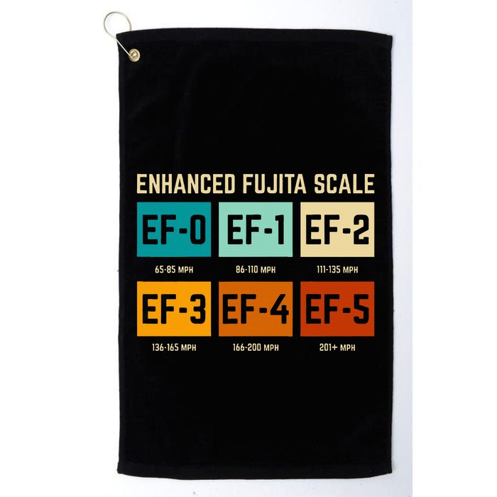Enhanced Fujita Scale Tornado For Retro Storm Chaser Golf Towel