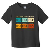 Enhanced Fujita Scale Tornado For Retro Storm Chaser Toddler T-Shirt