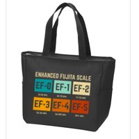 Enhanced Fujita Scale Tornado For Retro Storm Chaser Zip Tote Bag