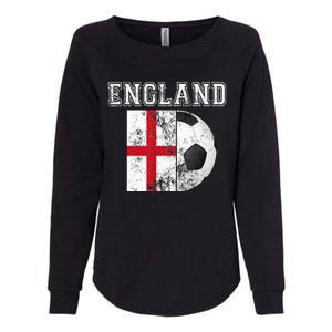 ENGLAND Flag  Soccer Futbol Football  Womens California Wash Sweatshirt