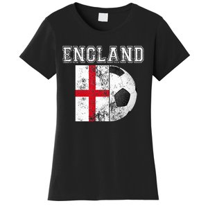 ENGLAND Flag  Soccer Futbol Football  Women's T-Shirt