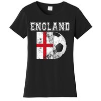 ENGLAND Flag  Soccer Futbol Football  Women's T-Shirt