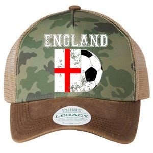 England Flag Soccer Futbol Football Legacy Tie Dye Trucker Hat