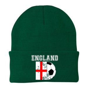 England Flag Soccer Futbol Football Knit Cap Winter Beanie