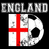 England Flag Soccer Futbol Football Doggie Tank