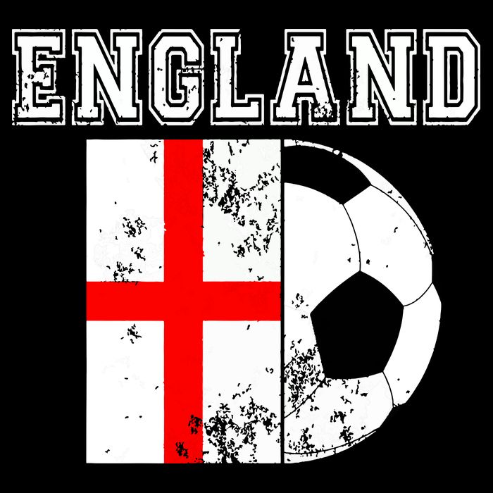 England Flag Soccer Futbol Football Doggie Tank