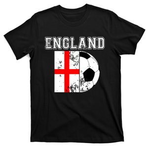 England Flag Soccer Futbol Football T-Shirt