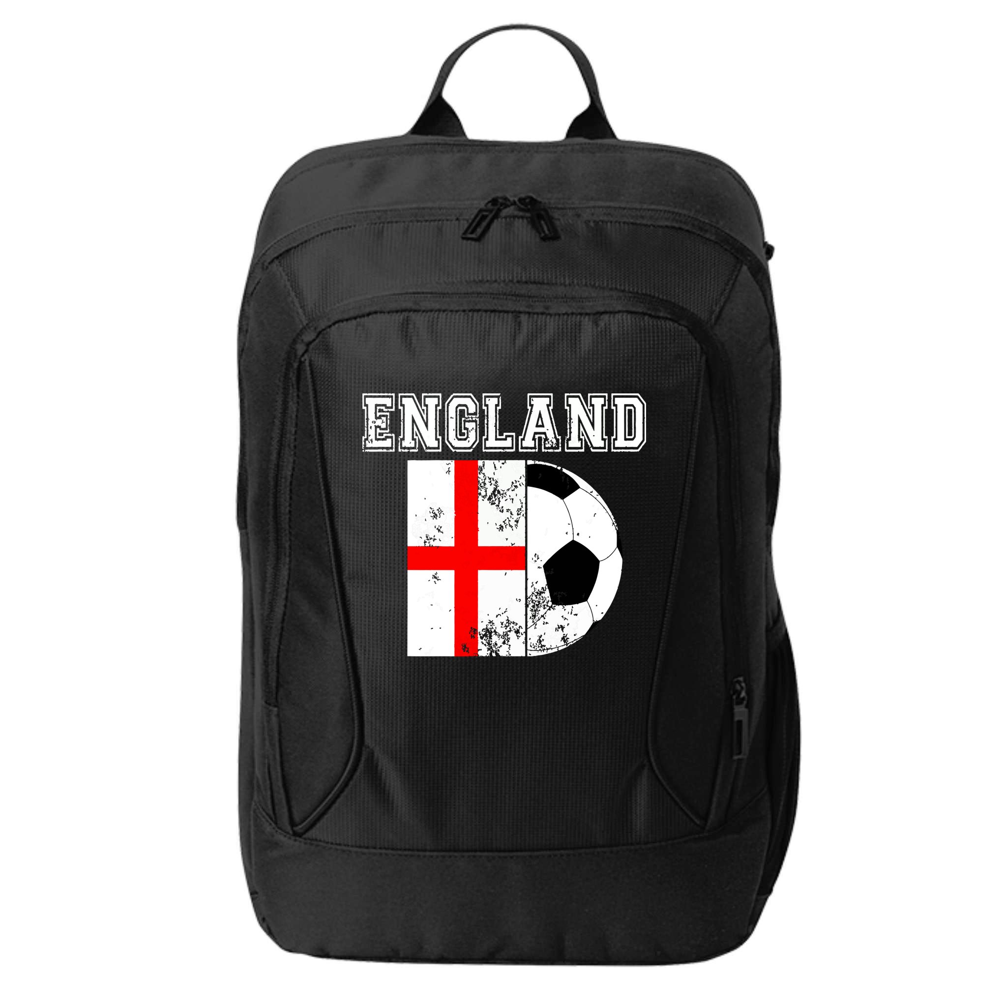 England Flag Soccer Futbol Football City Backpack