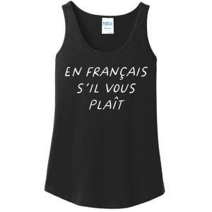 En Francais SIl Vous Plait French Teacher Ladies Essential Tank