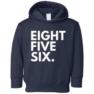 EIGHT FIVE SIX Area Code 856 Camden NJ New Jersey USA Toddler Hoodie